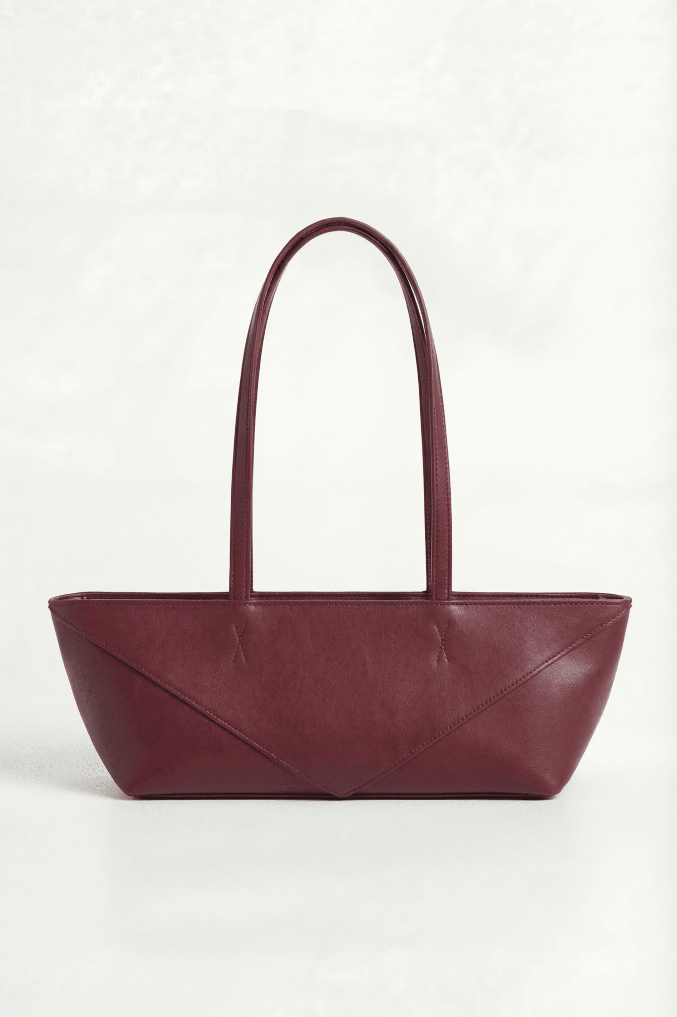 LÍNEA Rosso Montjuïc matte leather micro bag by GREBELLA, Barcelona — view 2