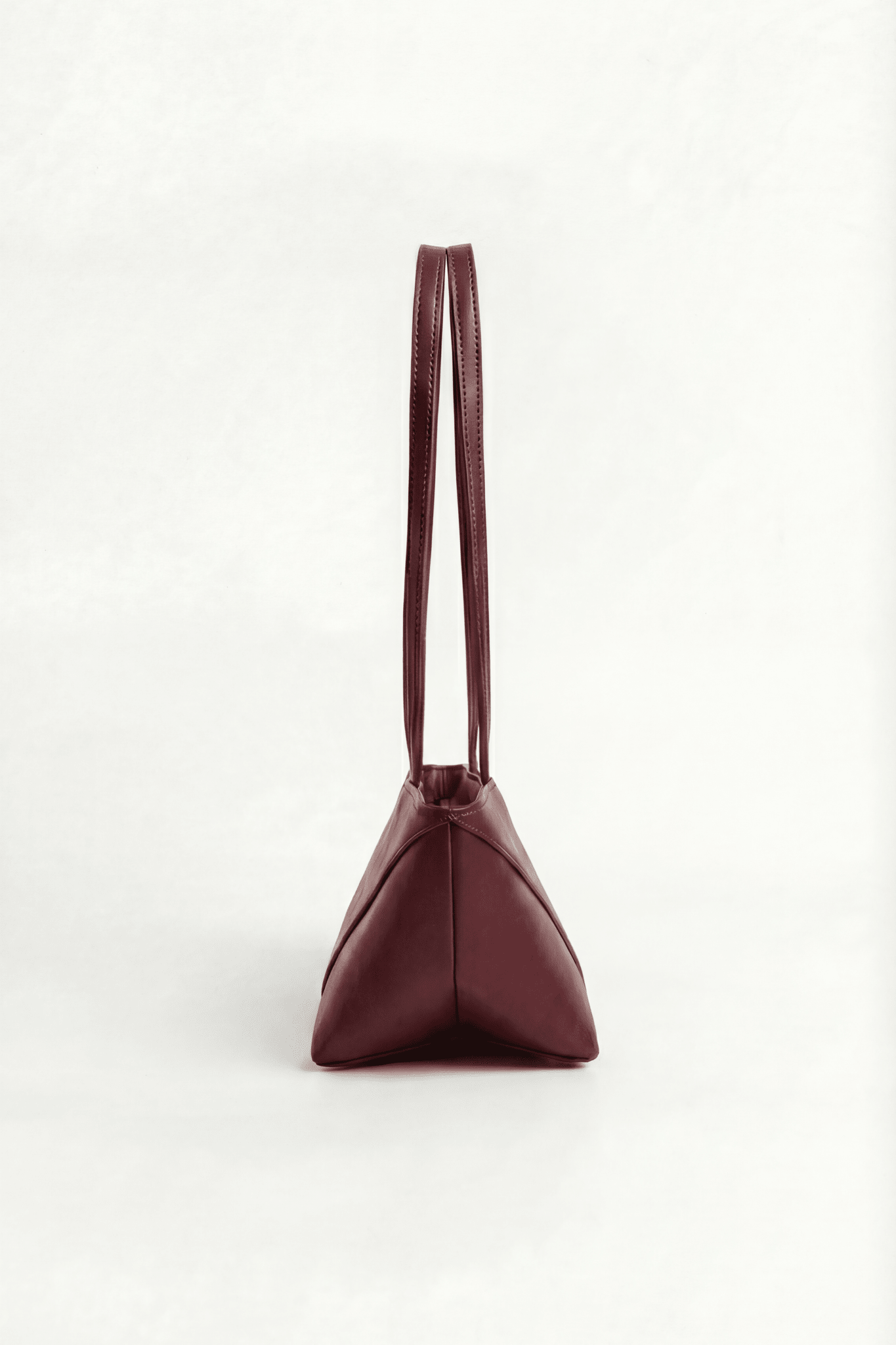 LÍNEA Rosso Montjuïc matte leather micro bag by GREBELLA, Barcelona — view 3