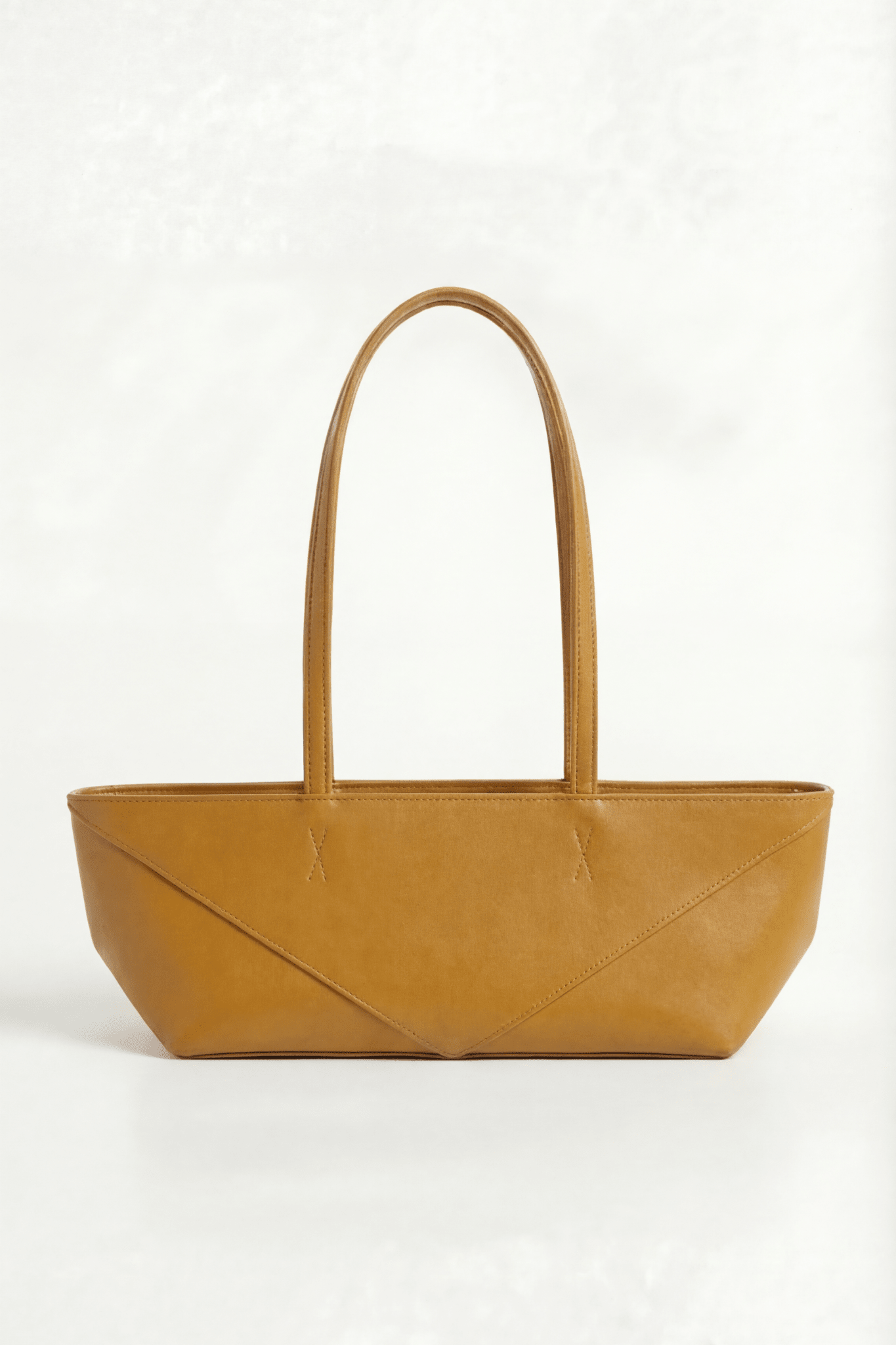 LÍNEA Saffron Pedrera matte leather micro bag by GREBELLA, Barcelona — view 2