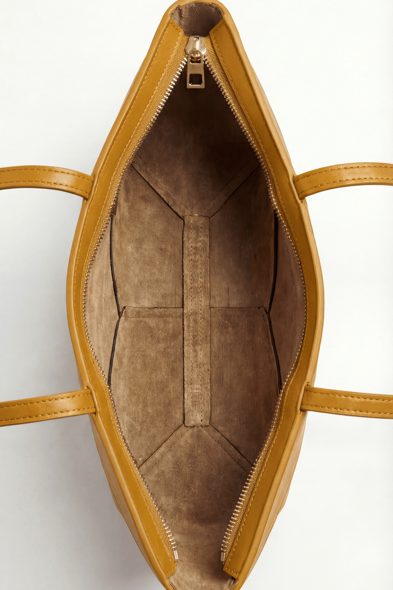LÍNEA Saffron Pedrera matte leather micro bag by GREBELLA, Barcelona — view 7