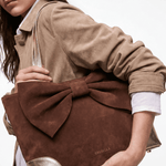 ESMÉ Amber Port suede leather tote bag by GREBELLA, Barcelona — view 2