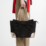 ESMÉ Midnight Ash suede leather tote bag by GREBELLA, Barcelona — view 2