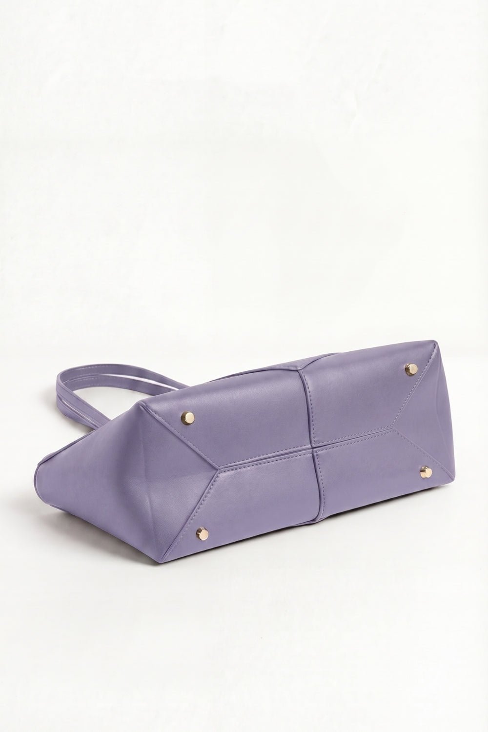 LÍNEA Lavender Bogatell matte leather micro bag by GREBELLA, Barcelona — view 4