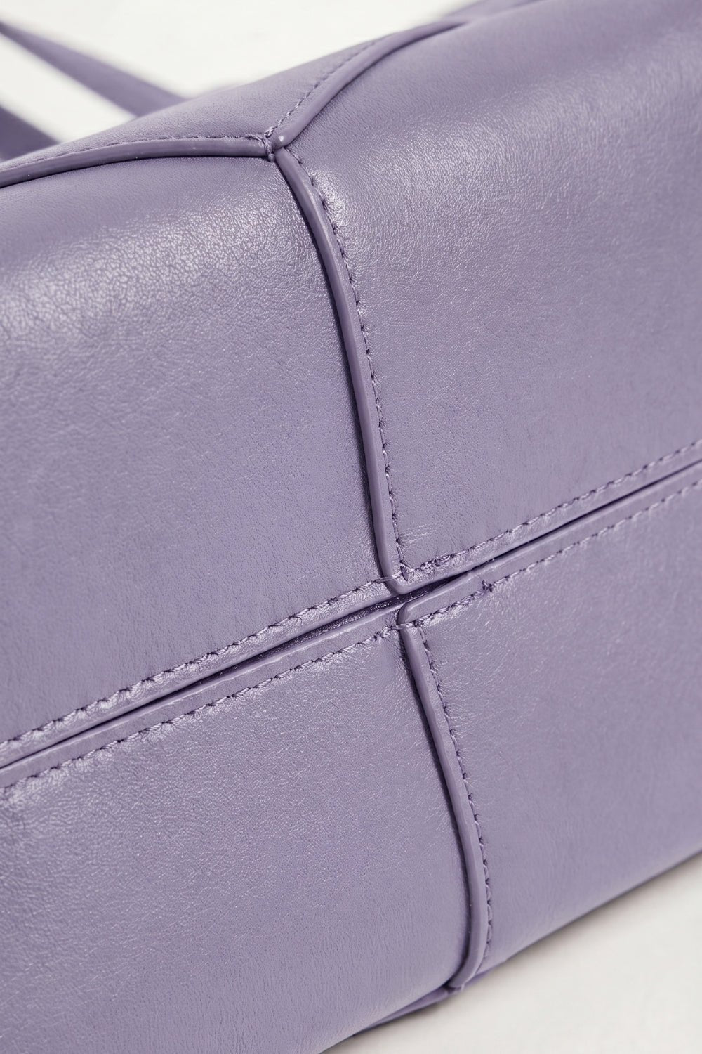 LÍNEA Lavender Bogatell matte leather micro bag by GREBELLA, Barcelona — view 5