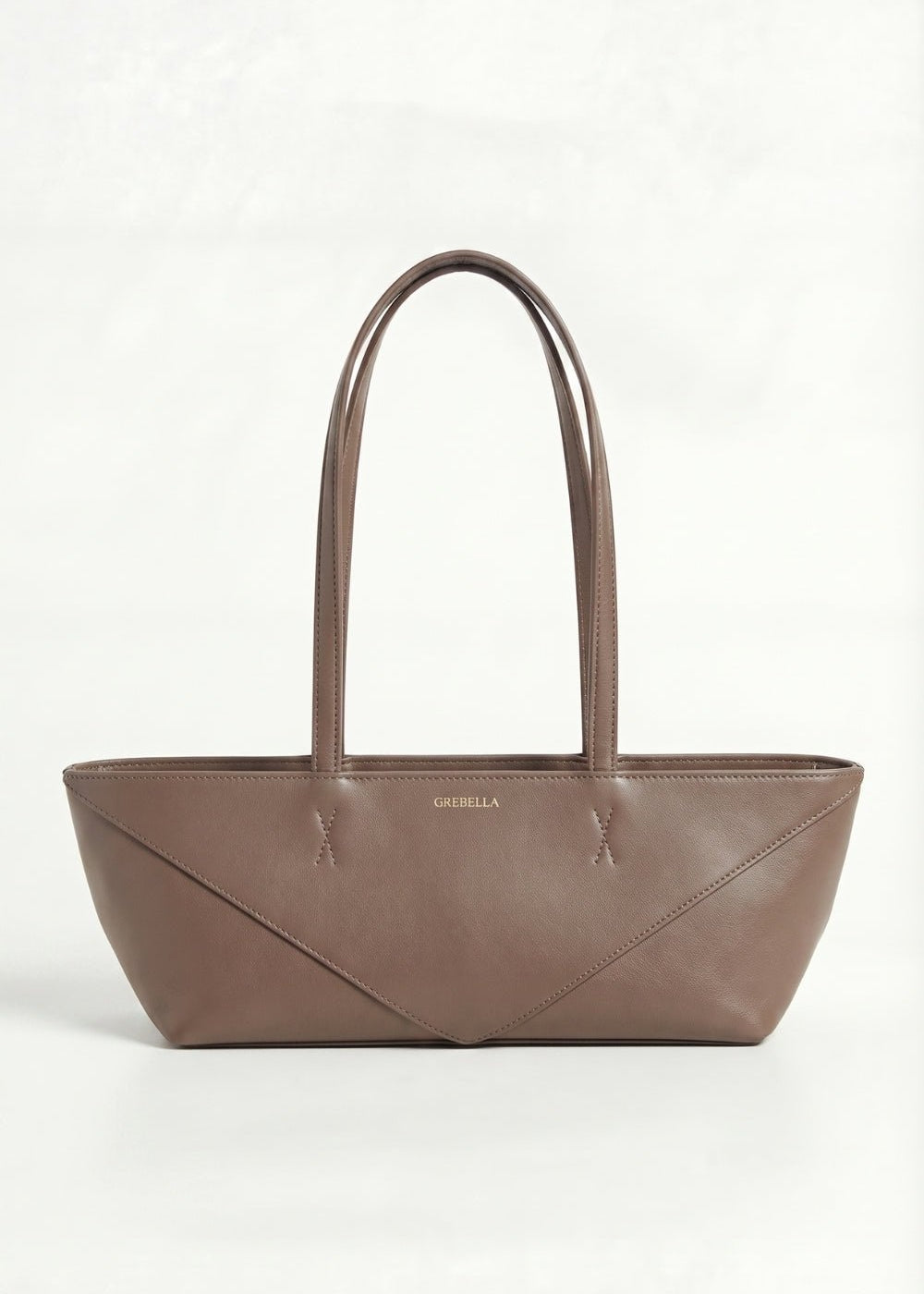 LÍNEA Sepia Somorrostro matte leather micro bag by GREBELLA, Barcelona