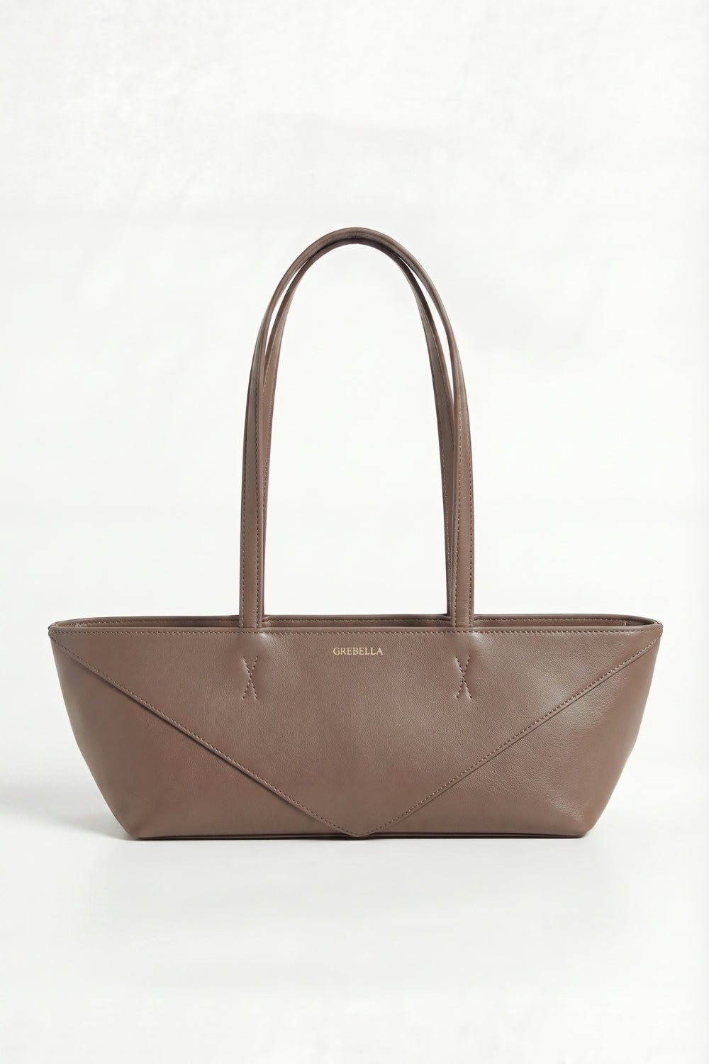 LÍNEA Sepia Somorrostro matte leather micro bag by GREBELLA, Barcelona