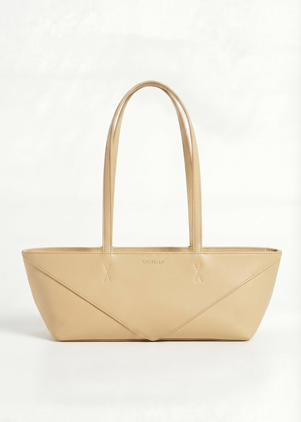 LÍNEA Flax Mar Bella matte leather micro bag by GREBELLA, Barcelona