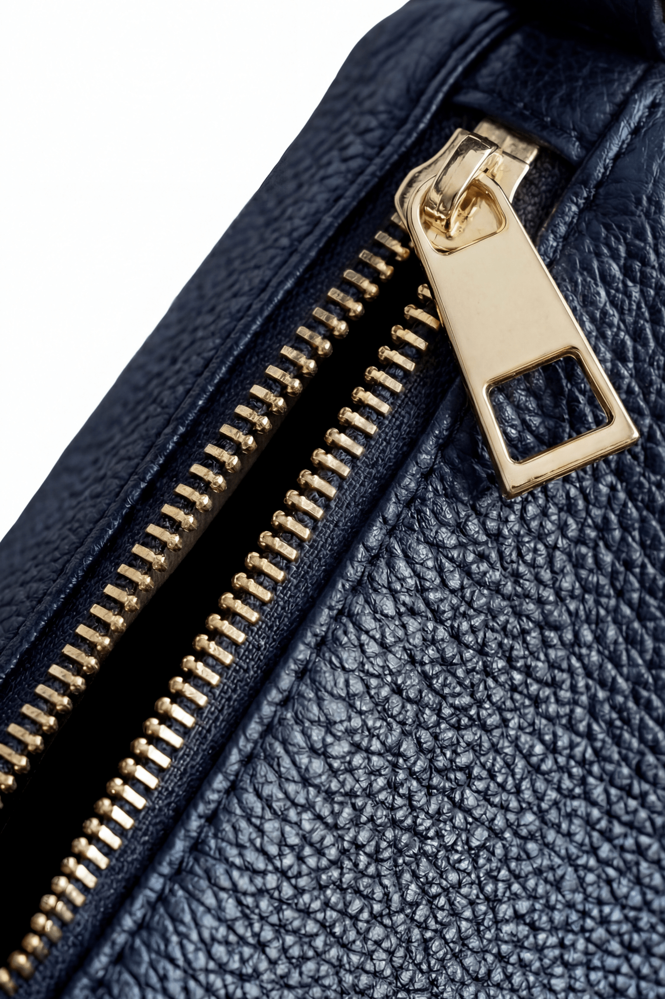 VESPER Deep Atlantic grained calfskin shoulder bag by GREBELLA, Barcelona — view 6