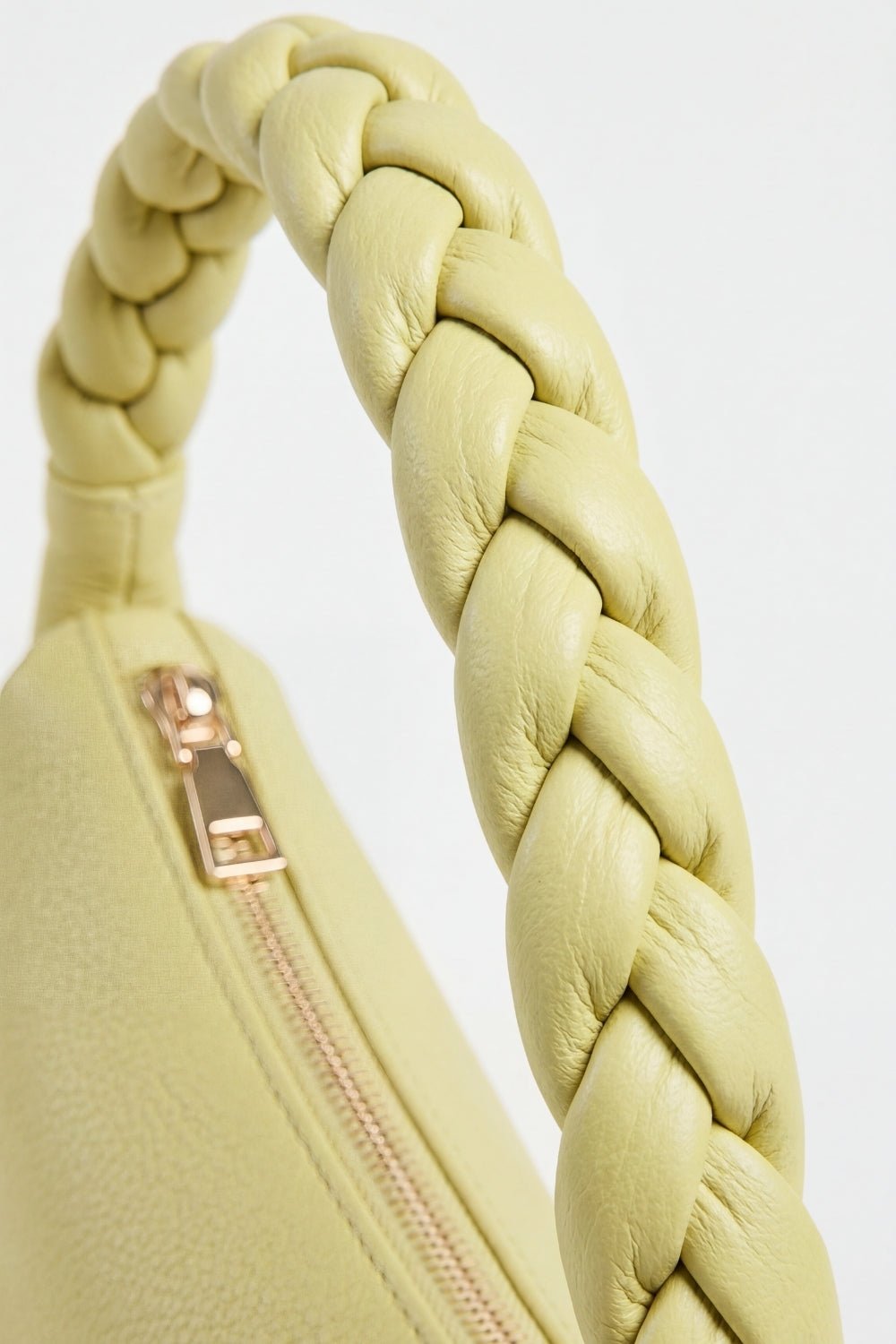 VESPER Pistachio Horta grained calfskin shoulder bag by GREBELLA, Barcelona — view 4