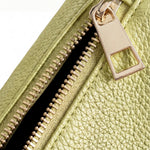 VESPER Pistachio Horta grained calfskin shoulder bag by GREBELLA, Barcelona — view 5