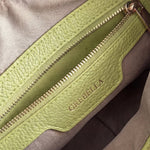 VESPER Pistachio Horta grained calfskin shoulder bag by GREBELLA, Barcelona — view 6