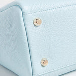 VESPER Celeste Pedralbes grained calfskin shoulder bag by GREBELLA, Barcelona — view 3