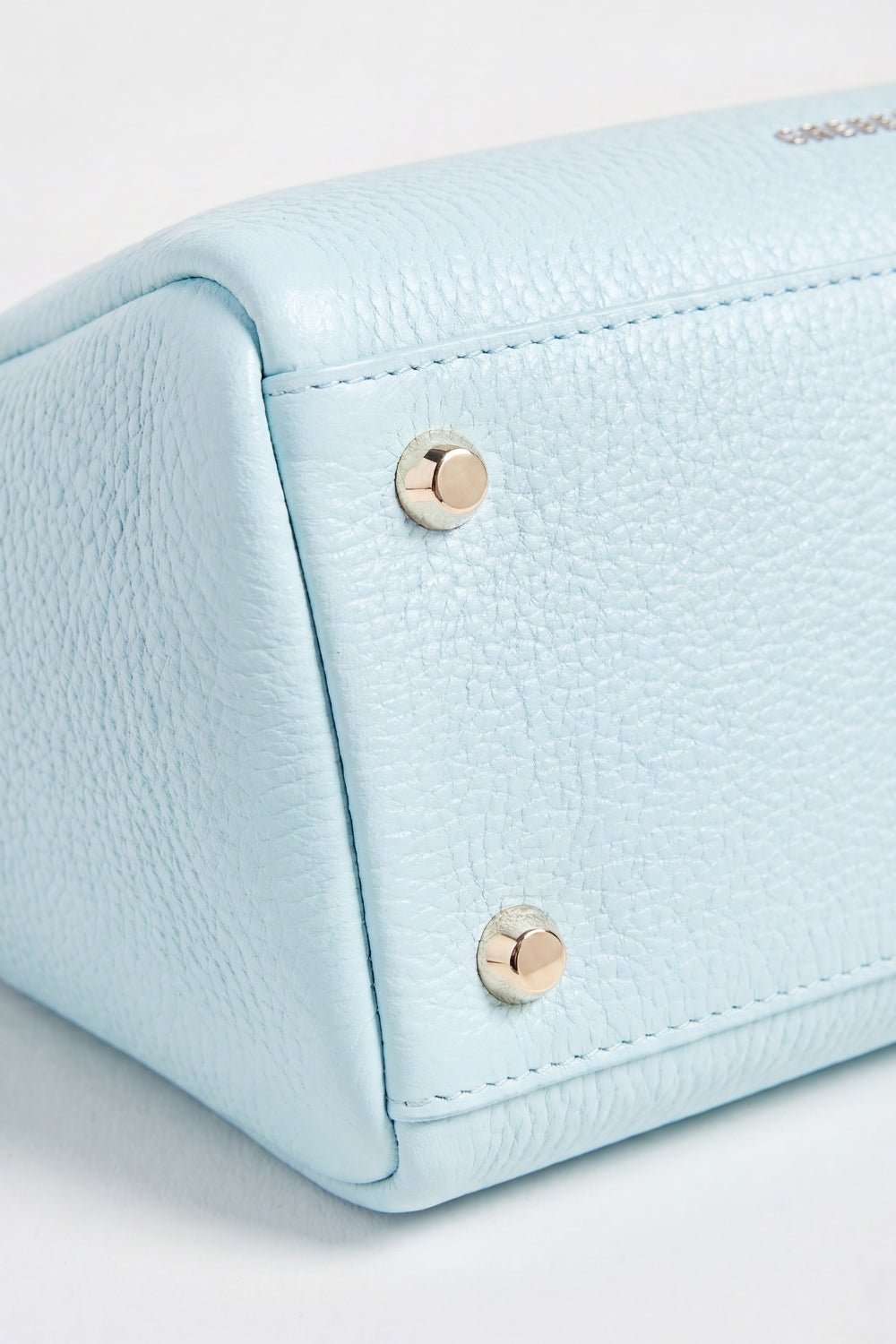 VESPER Celeste Pedralbes grained calfskin shoulder bag by GREBELLA, Barcelona — view 3