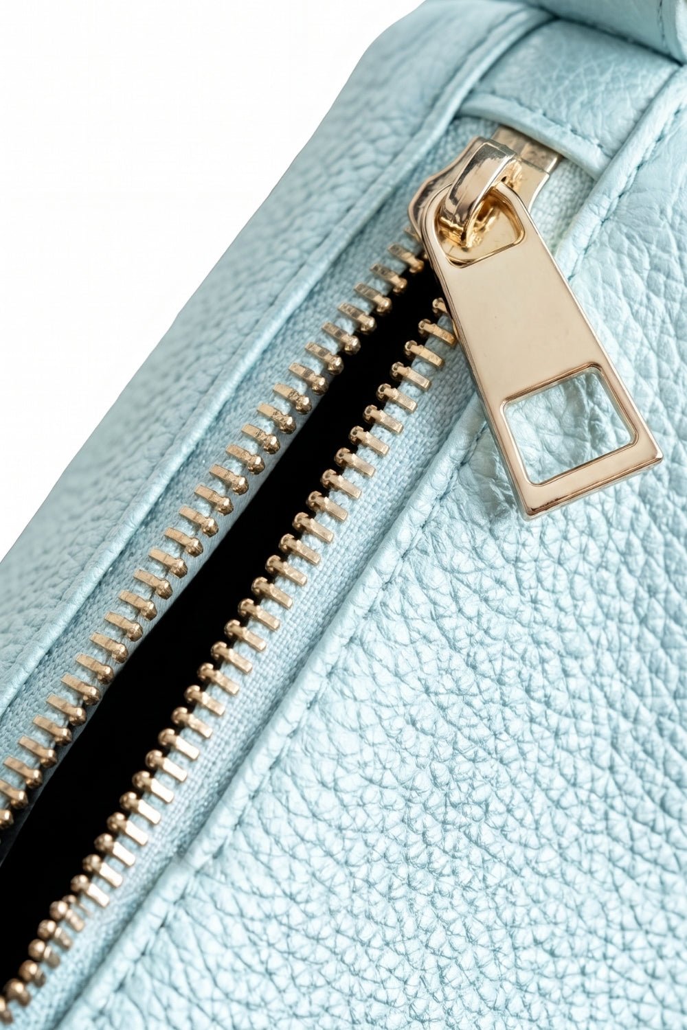 VESPER Celeste Pedralbes grained calfskin shoulder bag by GREBELLA, Barcelona — view 5
