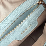 VESPER Celeste Pedralbes grained calfskin shoulder bag by GREBELLA, Barcelona — view 6