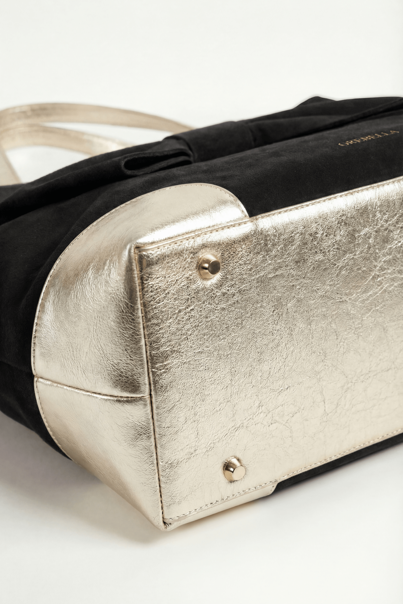 ESMÉ Midnight Ash suede leather tote bag by GREBELLA, Barcelona — view 5