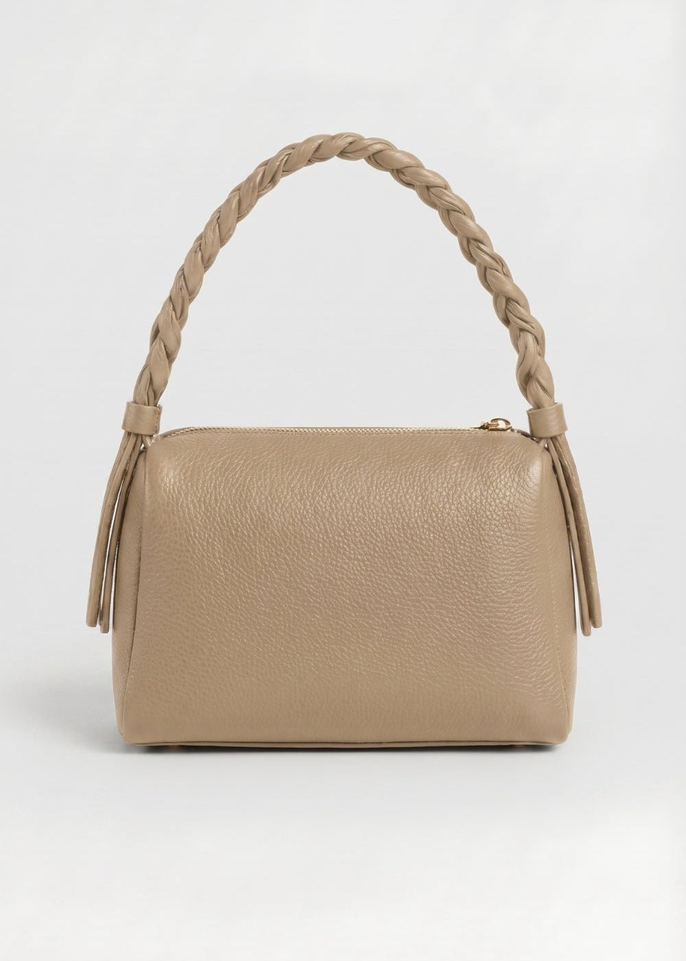 VESPER Stone Laietana grained calfskin shoulder bag by GREBELLA, Barcelona — view 2