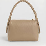 VESPER Stone Laietana grained calfskin shoulder bag by GREBELLA, Barcelona — view 2