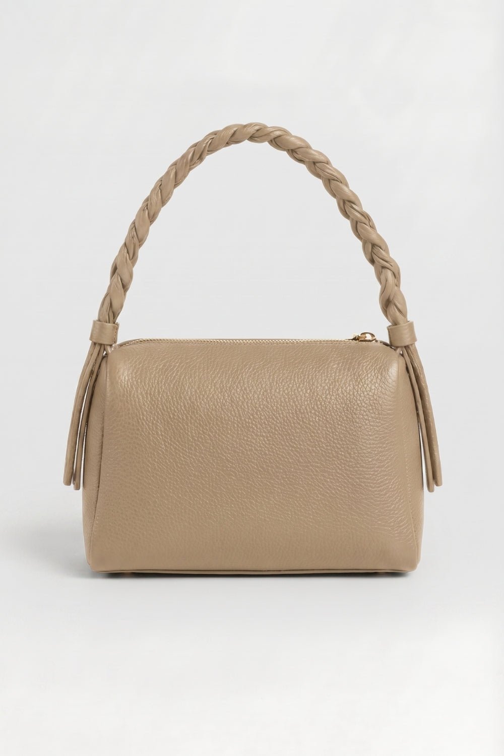 VESPER Stone Laietana grained calfskin shoulder bag by GREBELLA, Barcelona — view 2