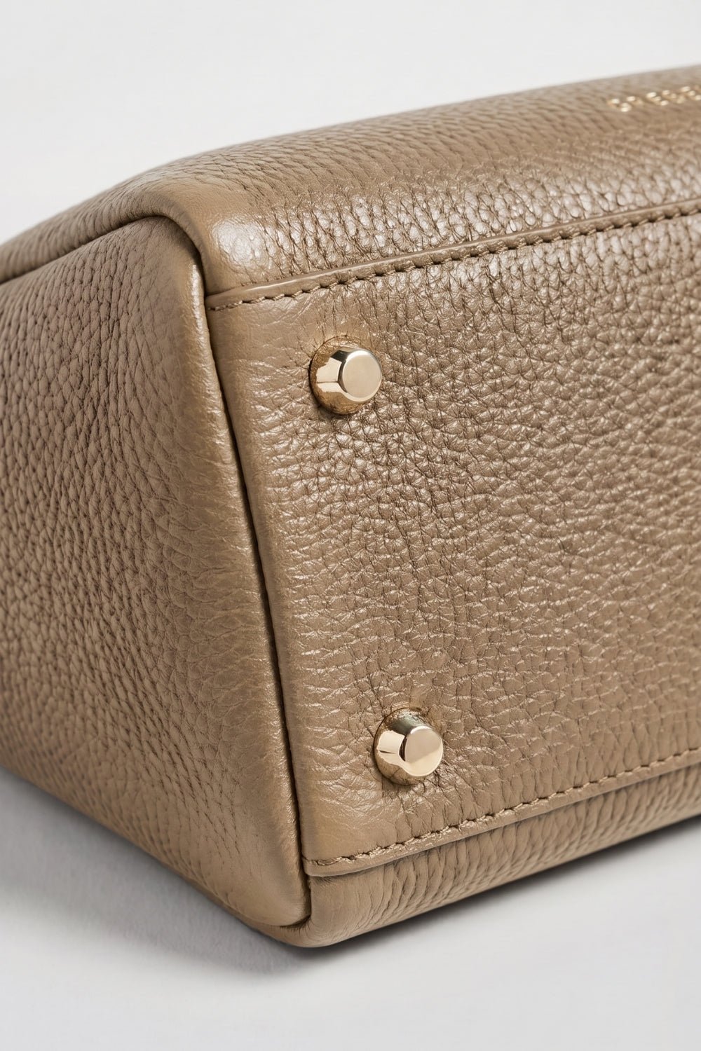VESPER Stone Laietana grained calfskin shoulder bag by GREBELLA, Barcelona — view 3