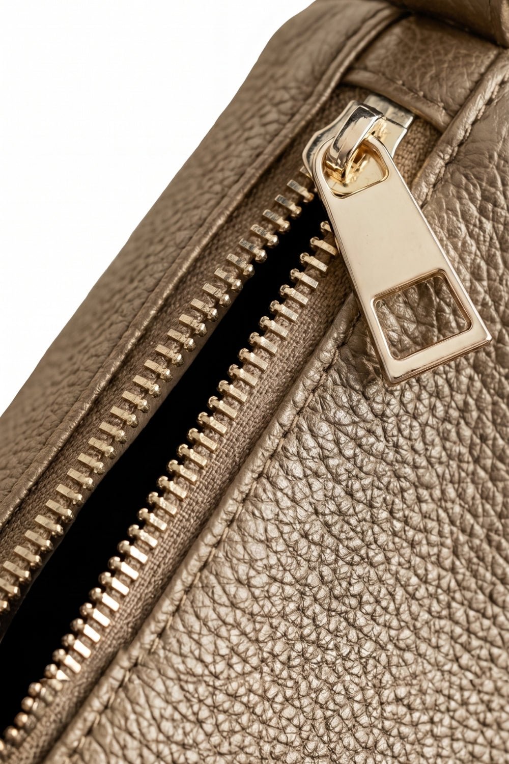 VESPER Stone Laietana grained calfskin shoulder bag by GREBELLA, Barcelona — view 5
