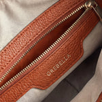 VESPER Terracotta Arc grained calfskin shoulder bag by GREBELLA, Barcelona — view 6