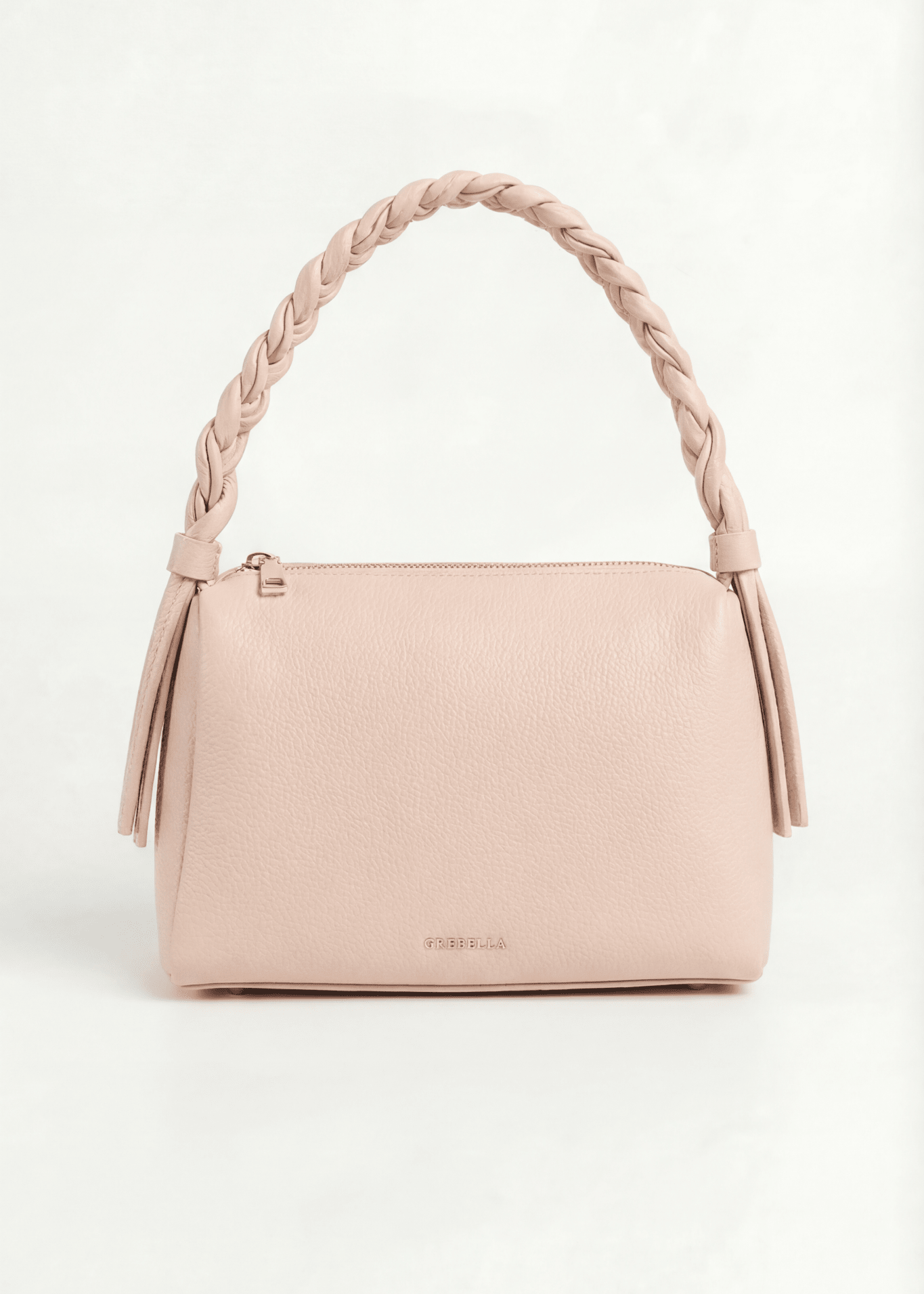 VESPER Petal Tibidabo grained calfskin shoulder bag by GREBELLA, Barcelona