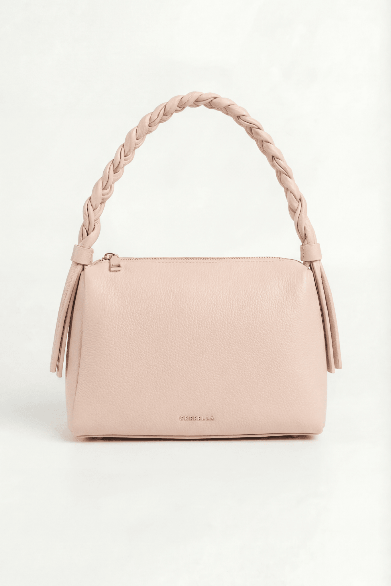 VESPER Petal Tibidabo grained calfskin shoulder bag by GREBELLA, Barcelona