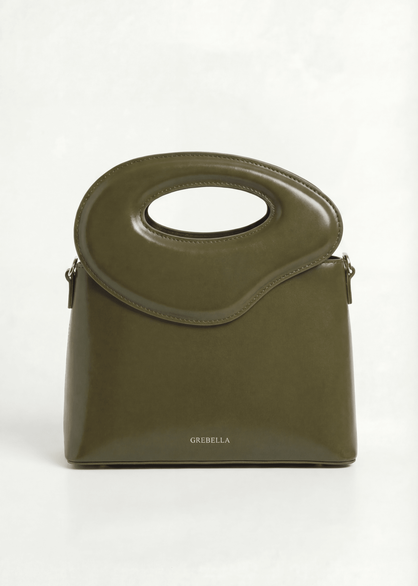 NOYA Moss Park box calfskin top-handle bag by GREBELLA, Barcelona