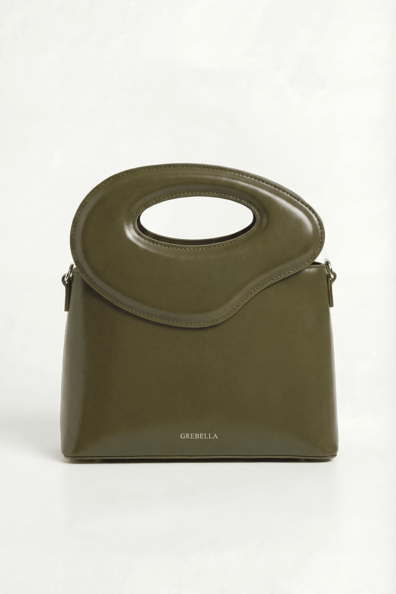 NOYA Moss Park box calfskin top-handle bag by GREBELLA, Barcelona